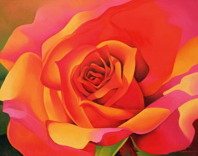 A Rose - Transformation into the Sun, 2001 by Myung Bo Sim